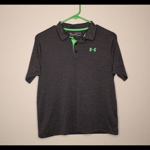 Under Armor Youth HeatGear Short Sleeve Polo Shirt